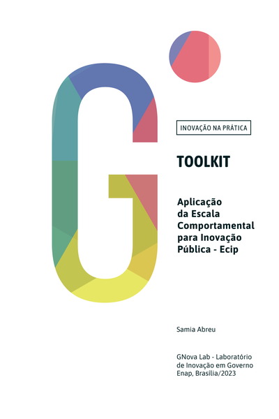 Toolkit: aplicação da escala comportamental para inovação pública - Ecip